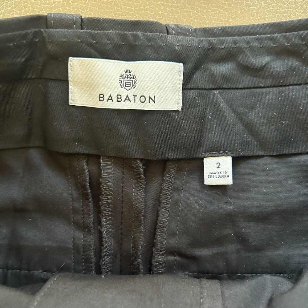 NWT Aritzia Babaton Inbound pleated front Wide Leg mid rise pants size 2 - Picture 10 of 12